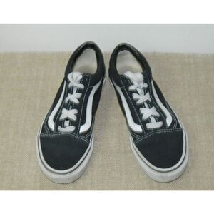 Vans Old Skool Classic Skate Sneakers‎ Black White Skateboard Size 5.5 M/ 7 W